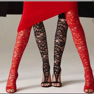 Gianvito  Rossi Missy Cuissard Lace bootie